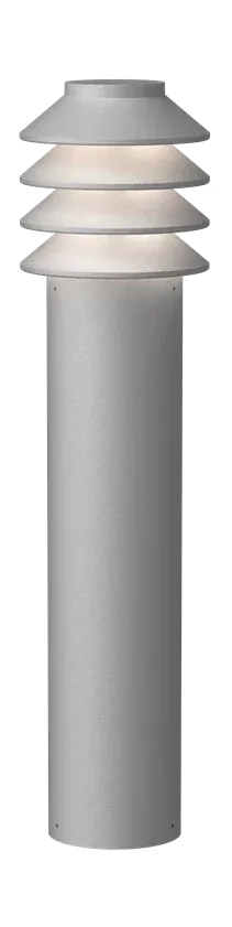 Louis Poulsen Bysted Garden Bollard Led 3000 K 14 W Anchor With Adaptor Long, Aluminium