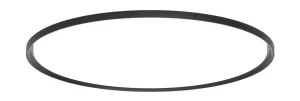 Louis Poulsen Lp Slim Round Recessed Ceiling Lamp 2373 Lumens ø44 Cm, Black