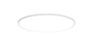 Louis Poulsen Lp Slim Round Recessed Ceiling Lamp 3611 Lumens ø44 Cm, White