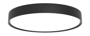 Louis Poulsen Lp Slim Round Surface Mounted Ceiling Lamp 5861 Lumens ø68 Cm, Black