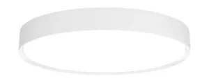 Louis Poulsen Lp Slim Round Surface Mounted Ceiling Lamp 6389 Lumens ø68 Cm, White