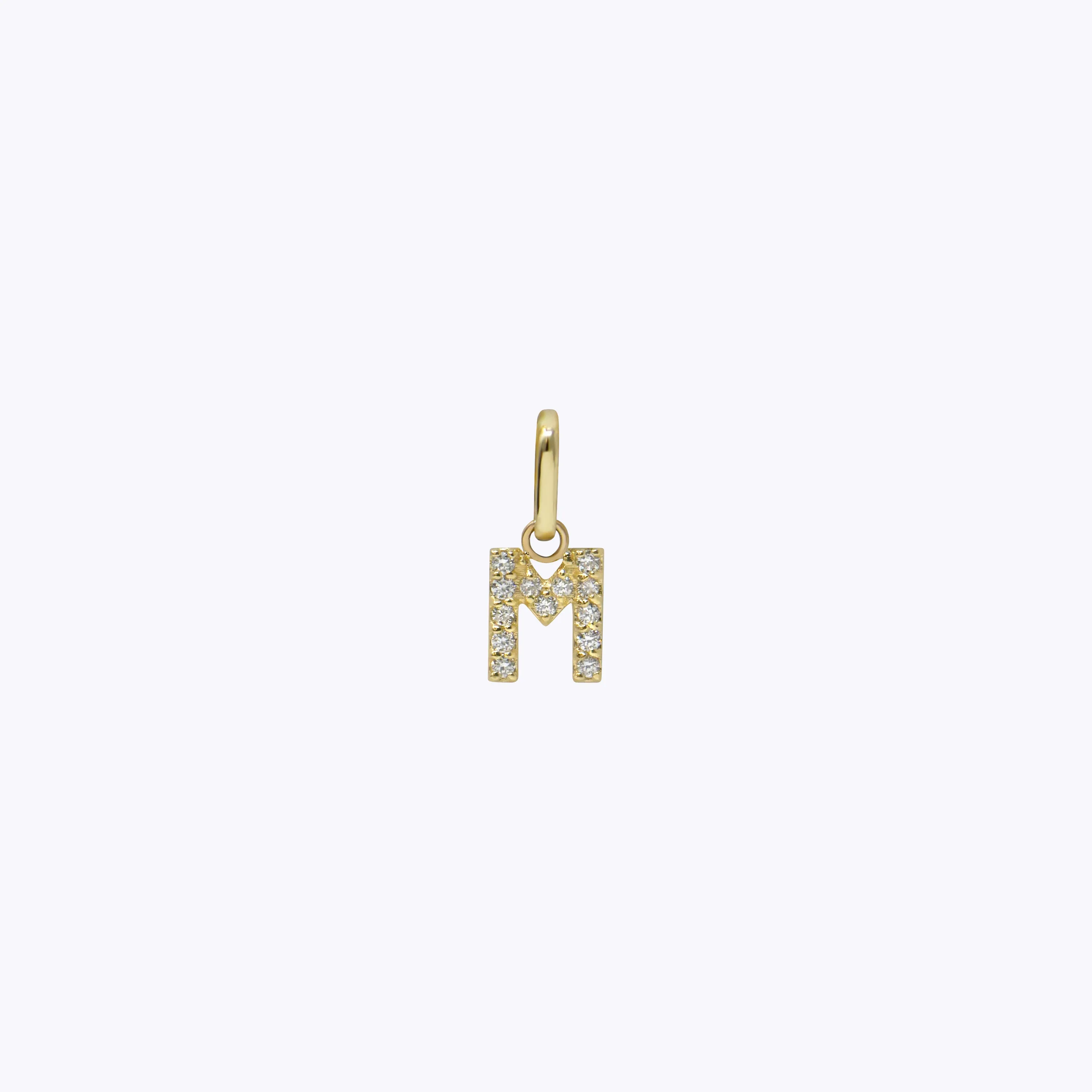 Love Letter Pav Initial Charm