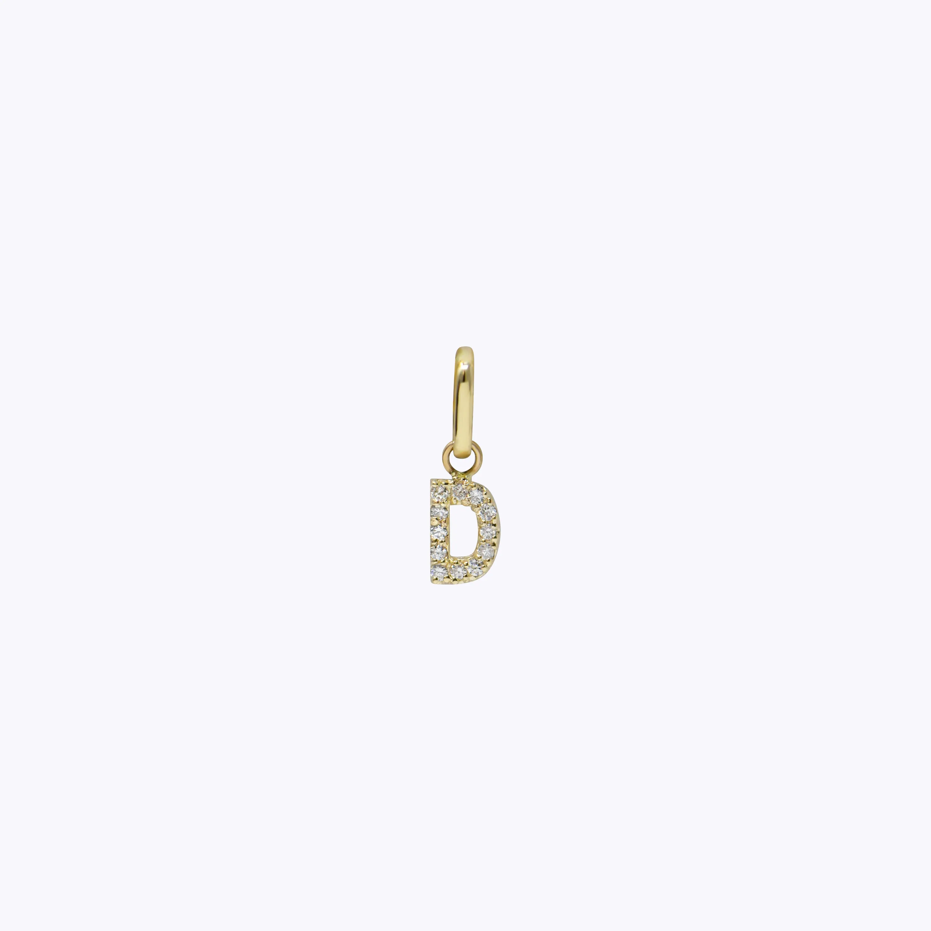Love Letter Pav Initial Charm