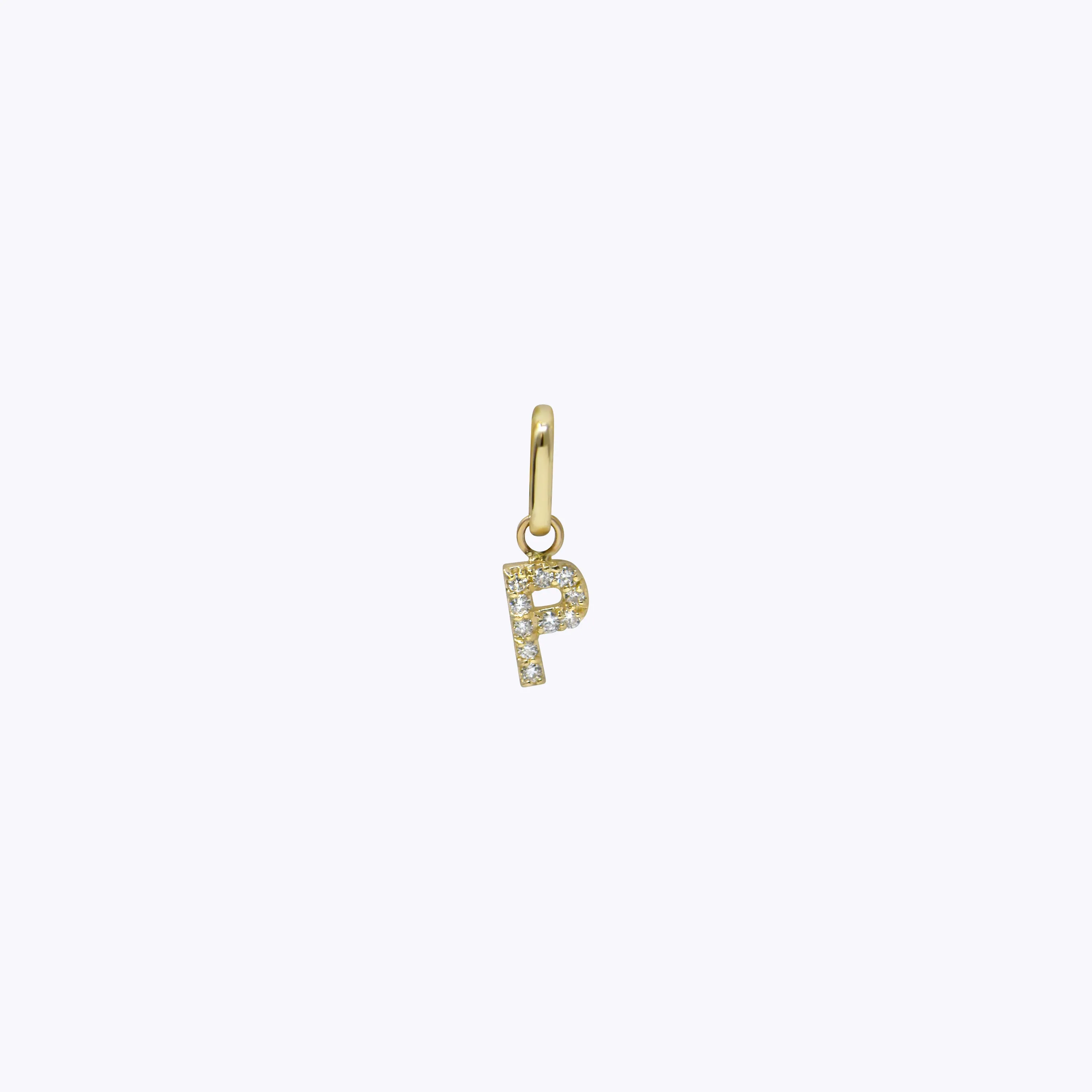 Love Letter Pav Initial Charm