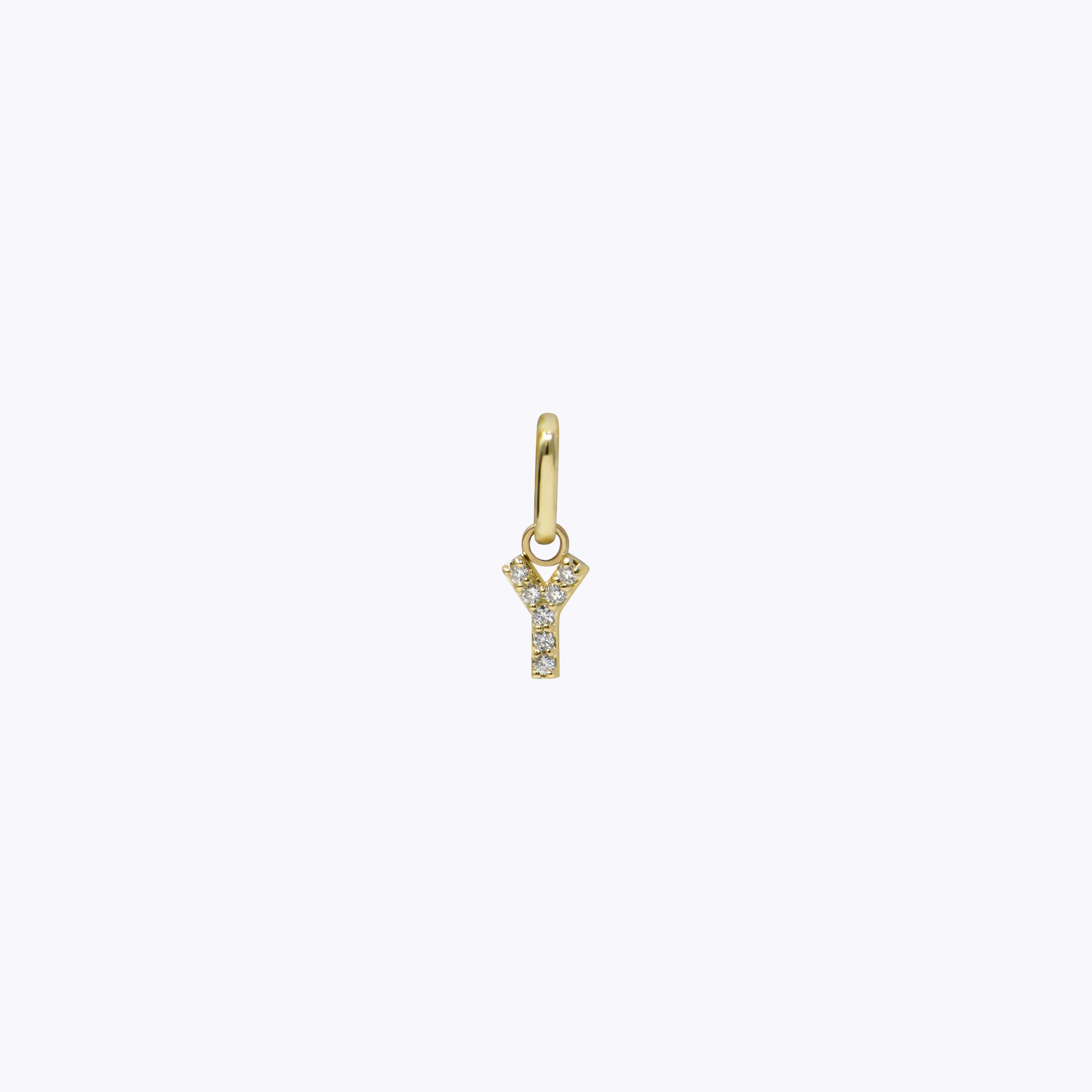 Love Letter Pav Initial Charm