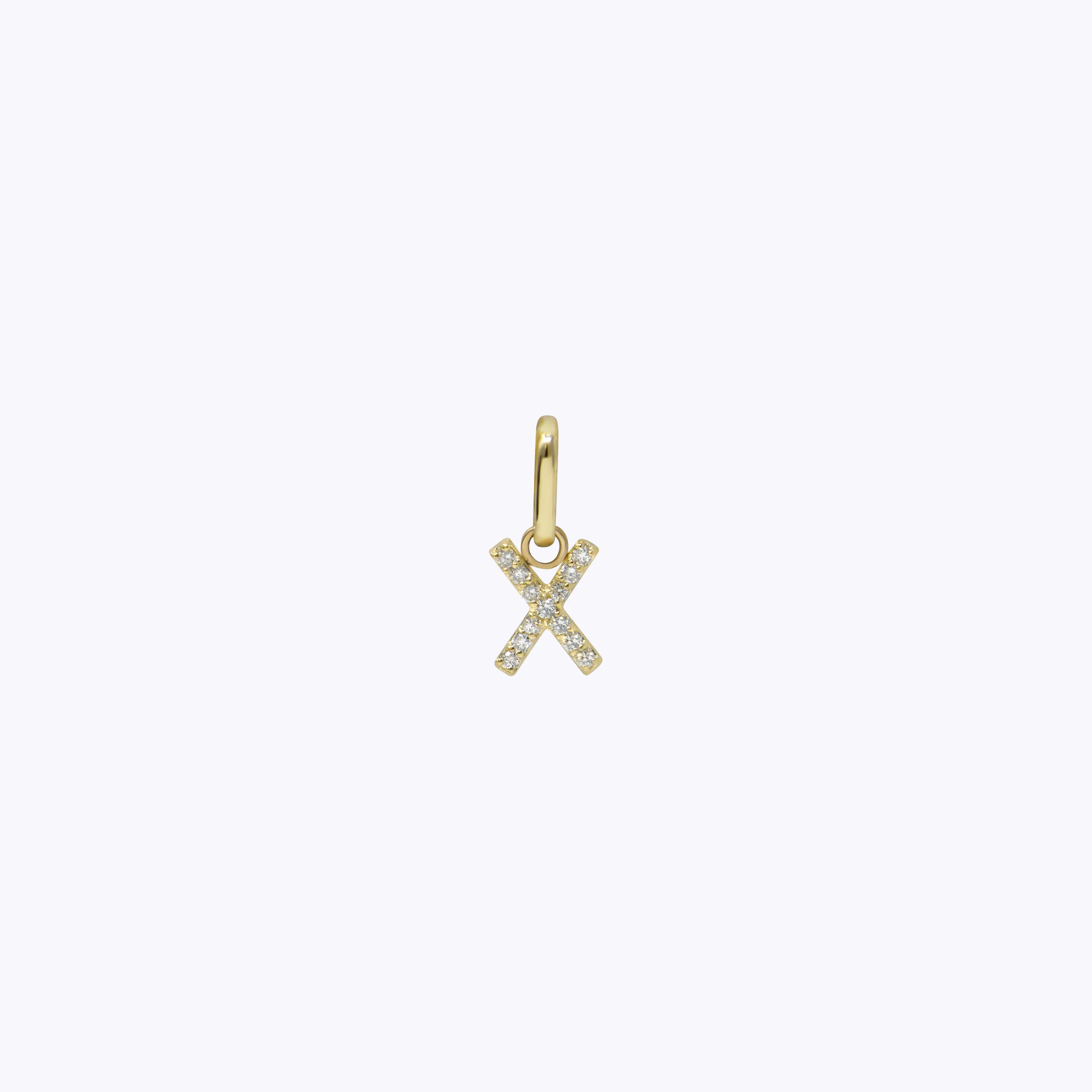 Love Letter Pav Initial Charm