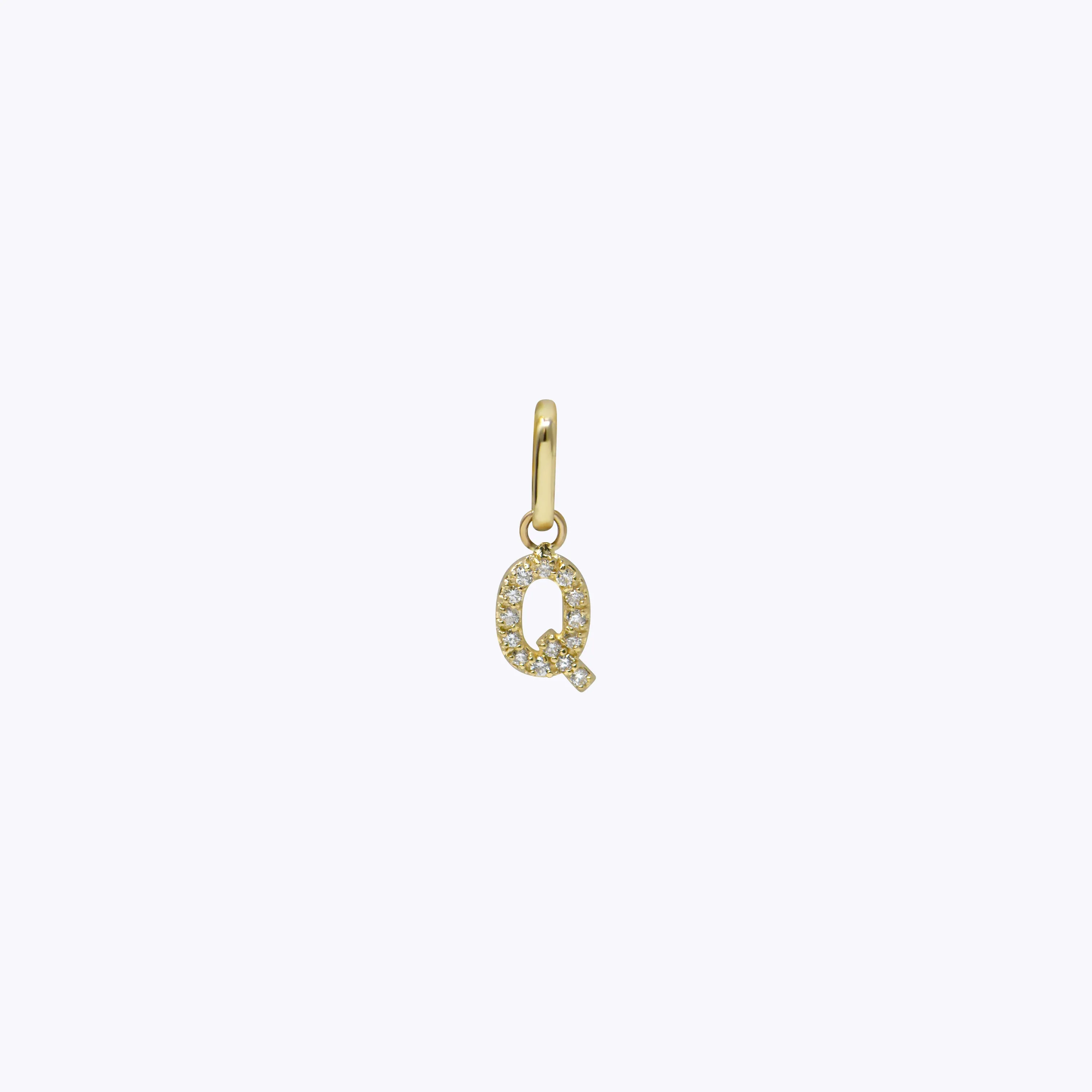 Love Letter Pav Initial Charm