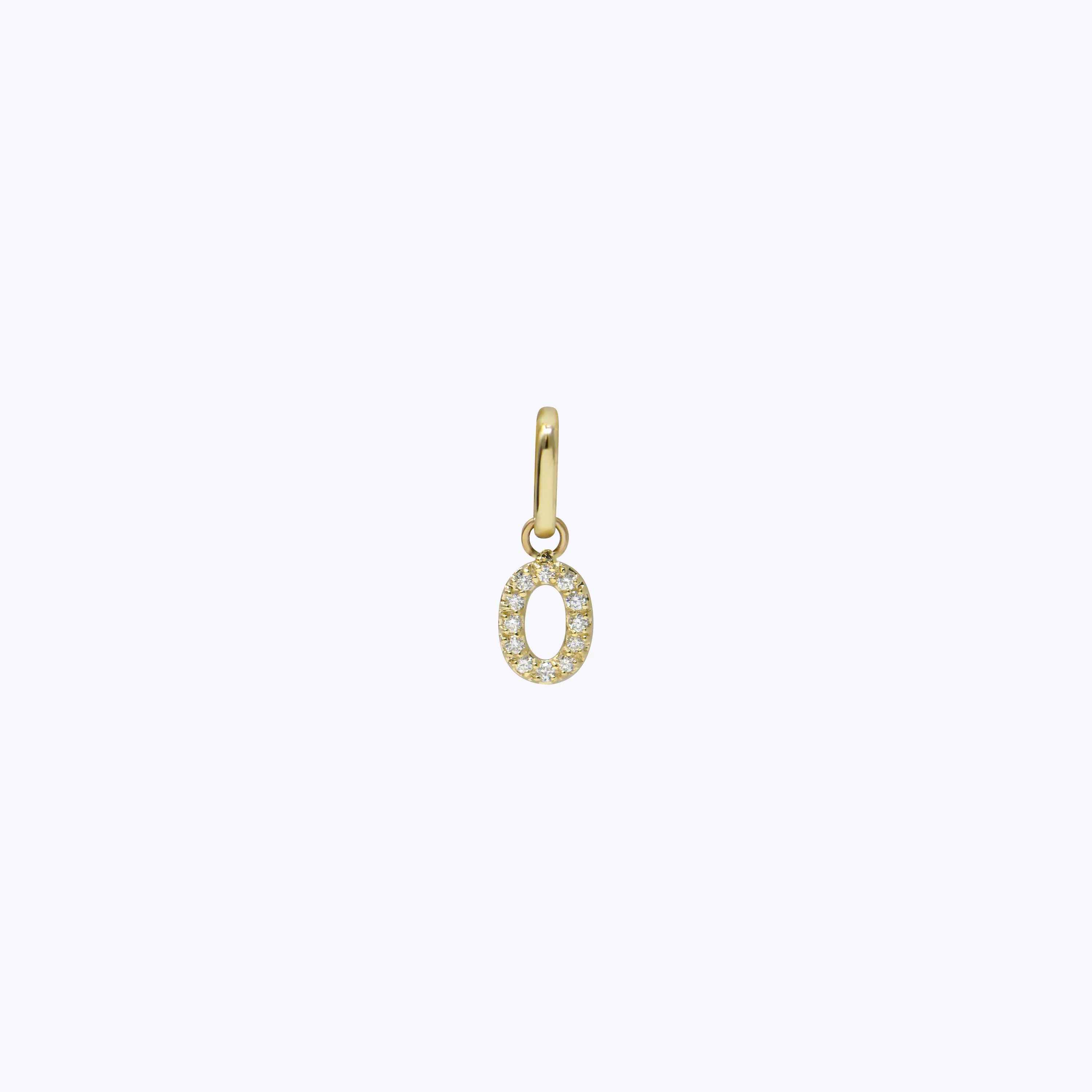 Love Letter Pav Initial Charm