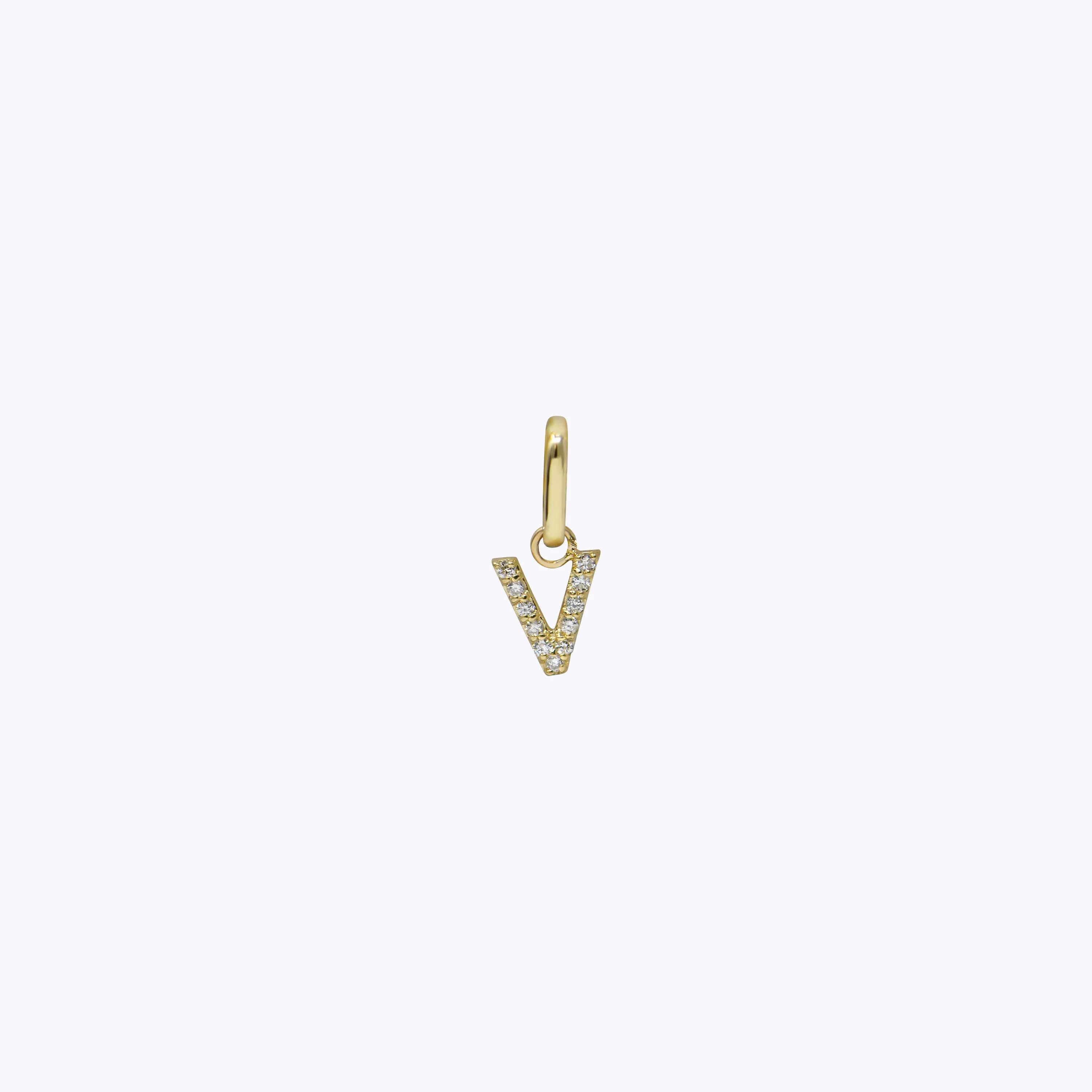 Love Letter Pav Initial Charm