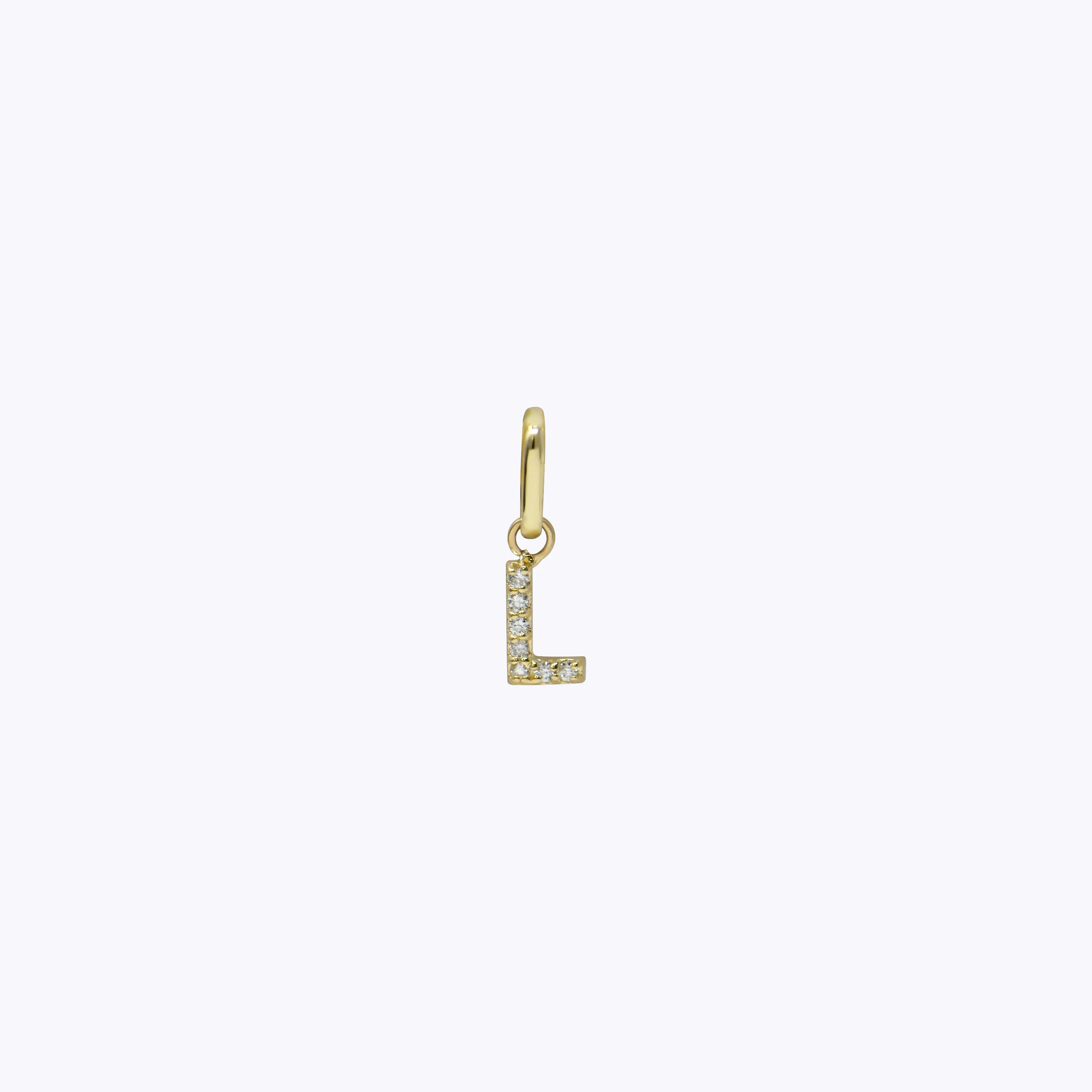 Love Letter Pav Initial Charm