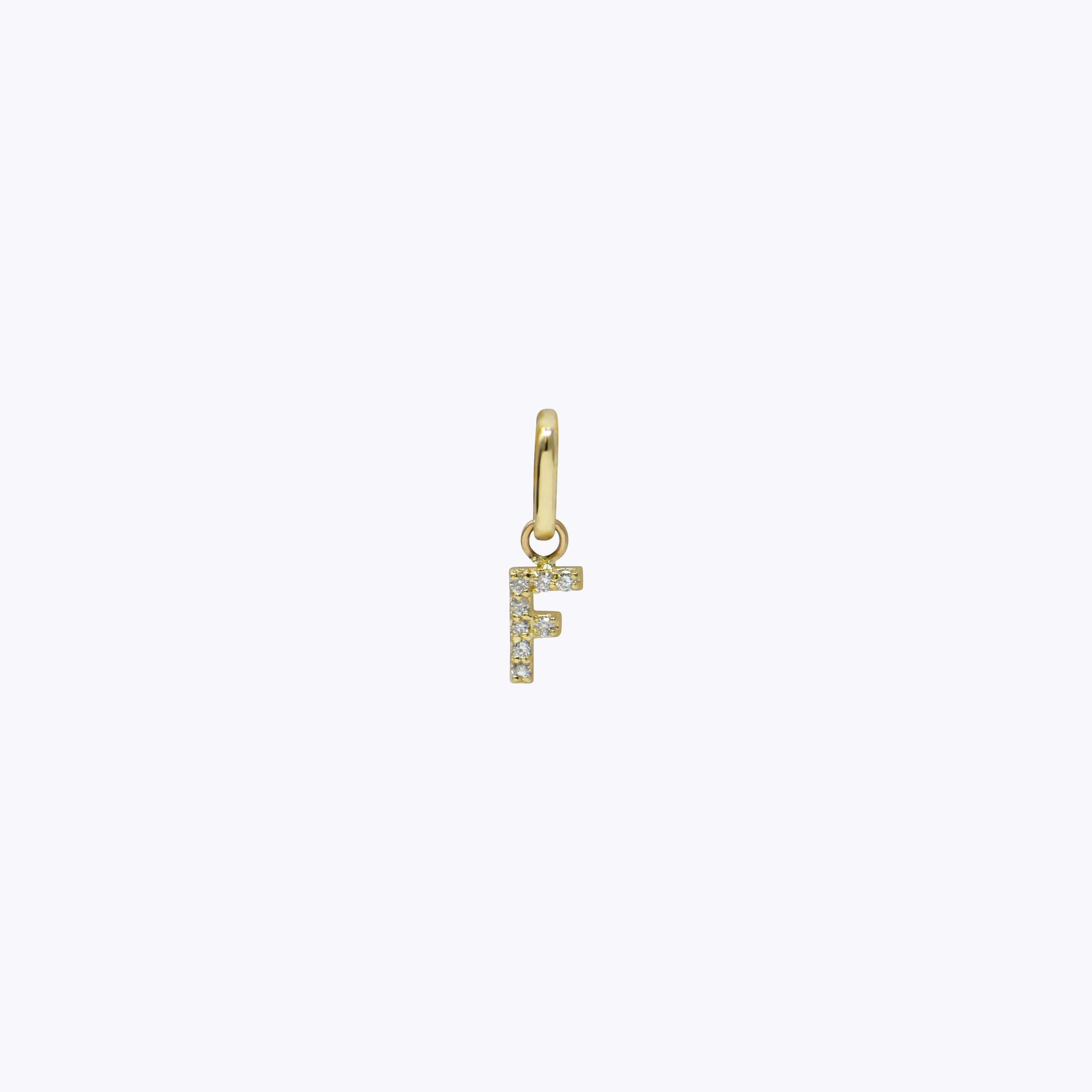 Love Letter Pav Initial Charm