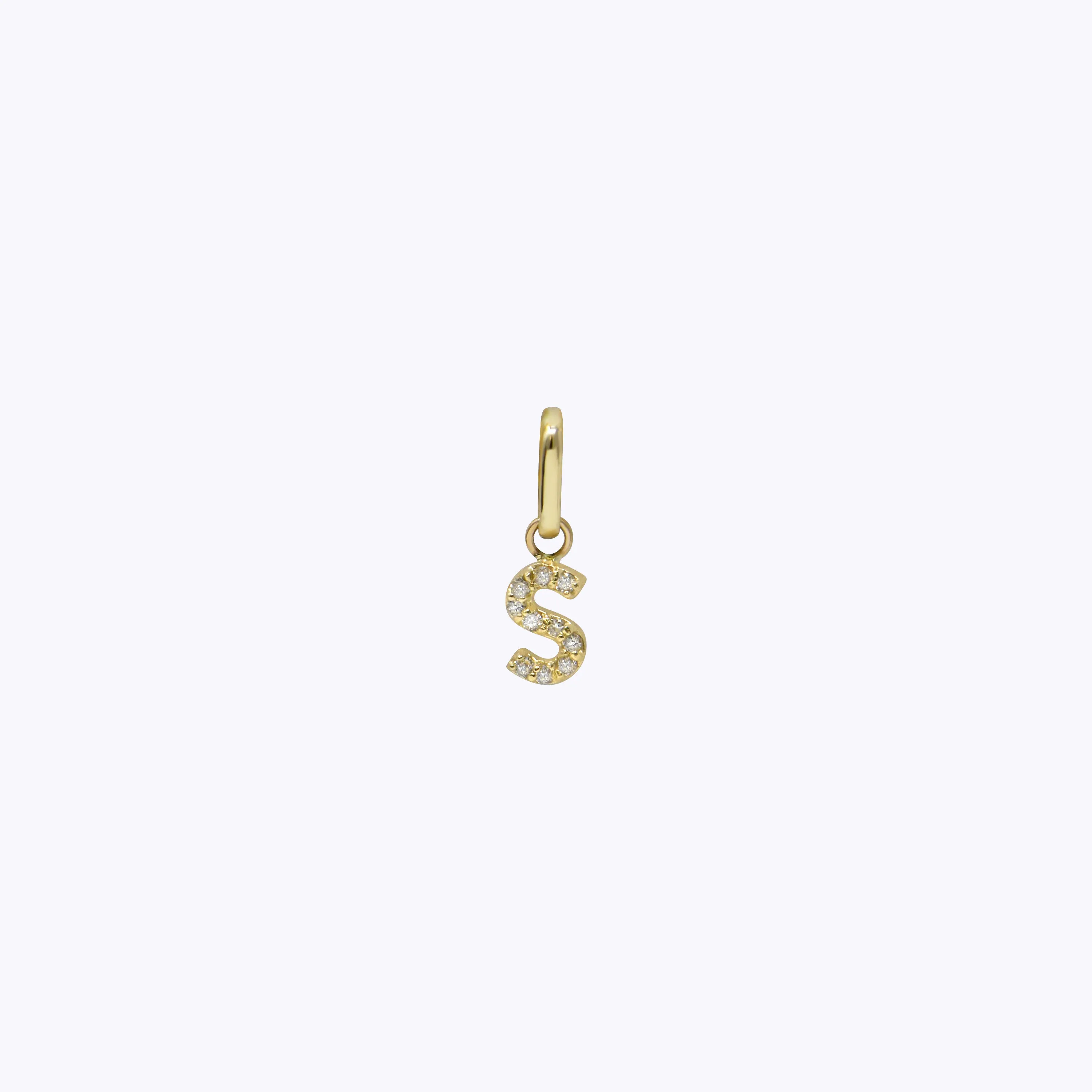 Love Letter Pav Initial Charm