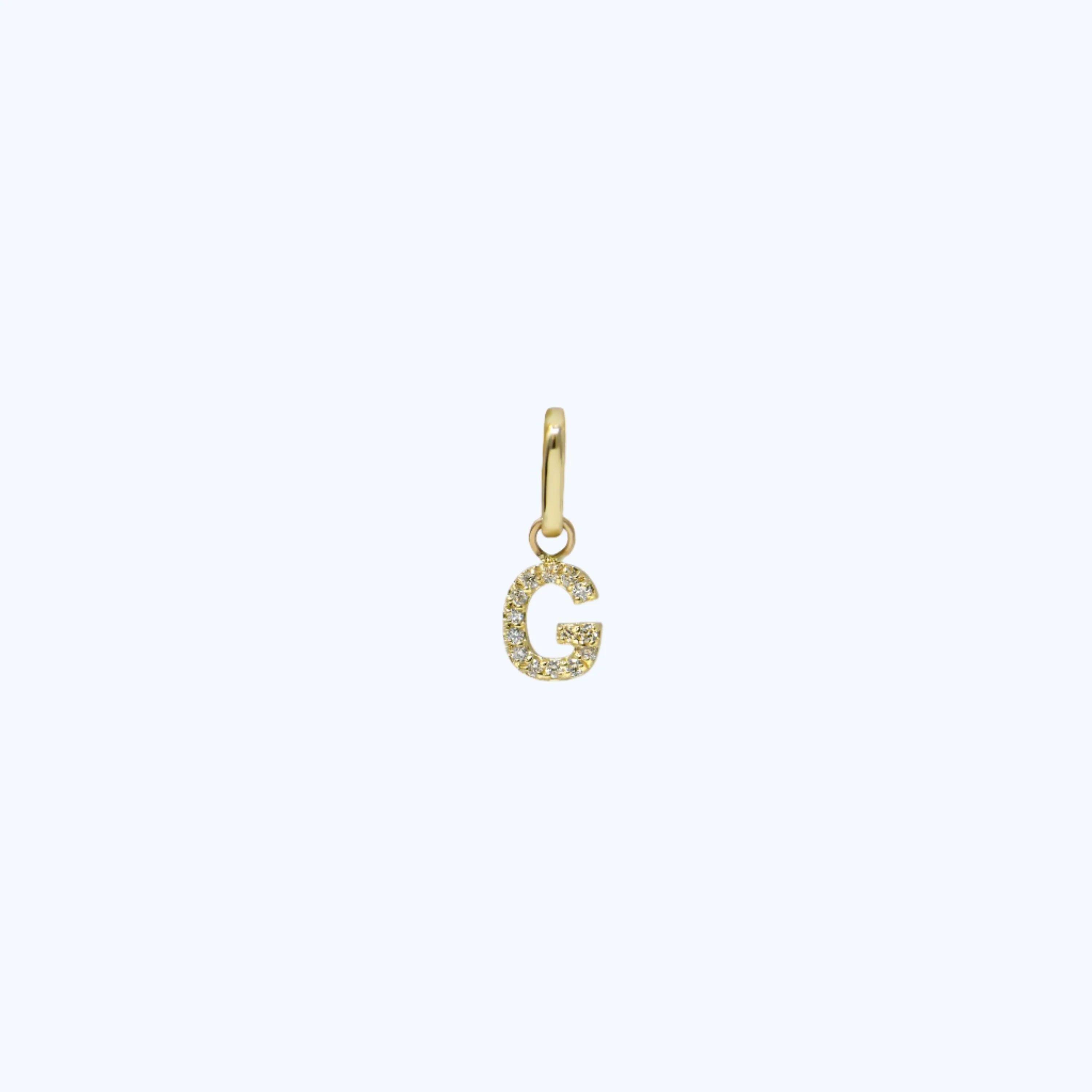 Love Letter Pav Initial Charm