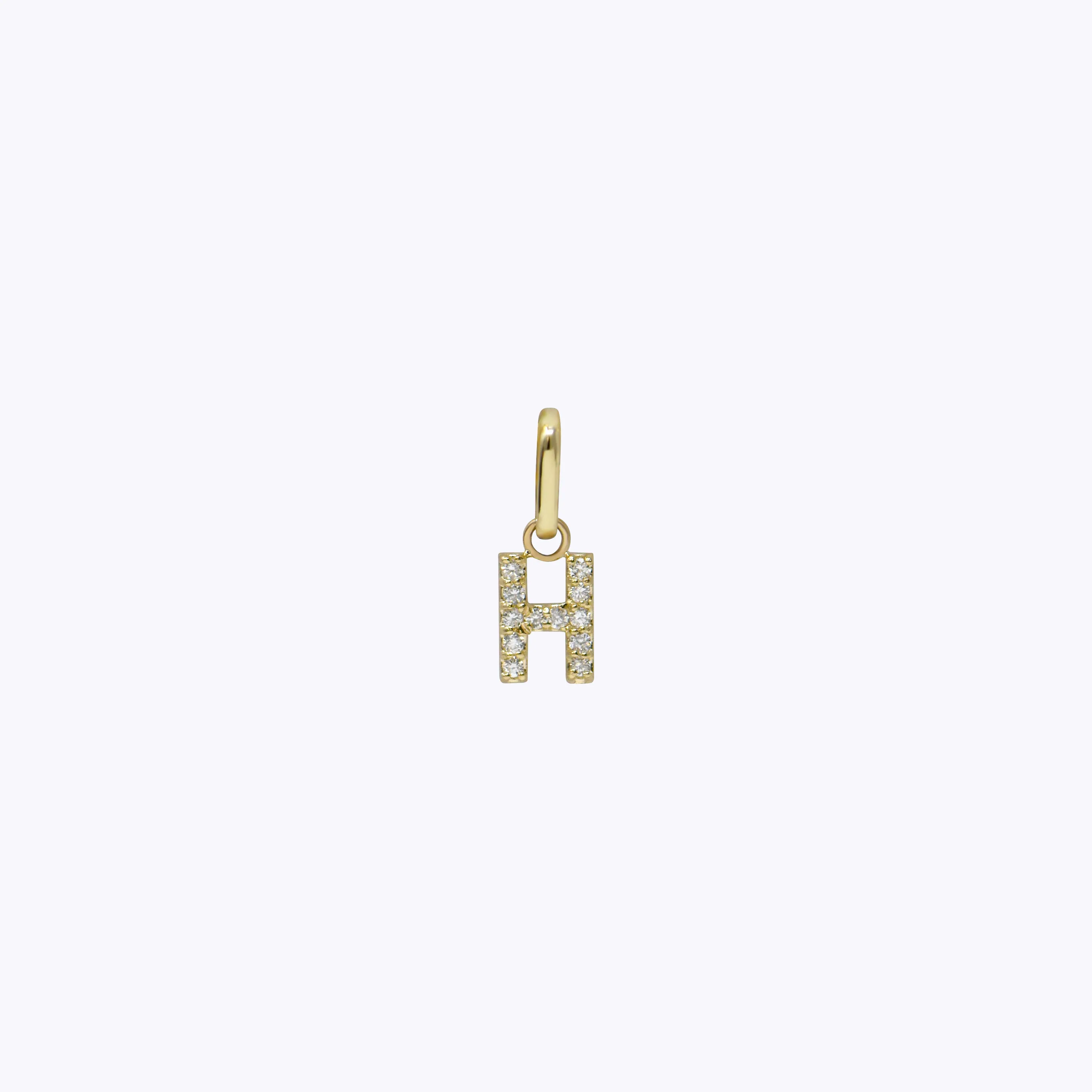Love Letter Pav Initial Charm