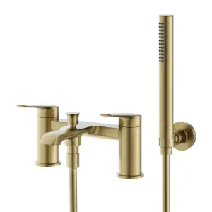 Lucca Deck Mounted Bath Shower Mixer with Handset