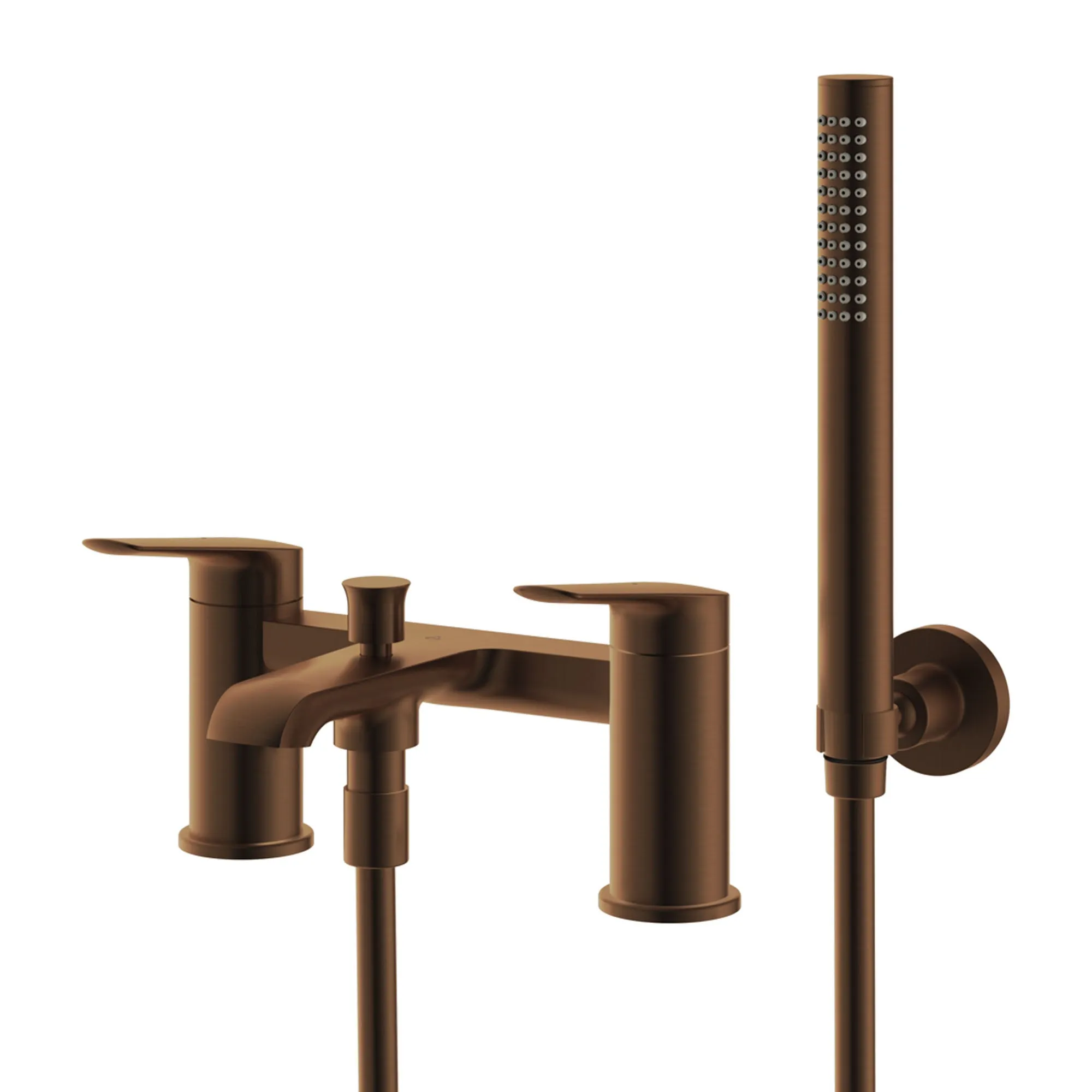 Lucca Deck Mounted Bath Shower Mixer with Handset