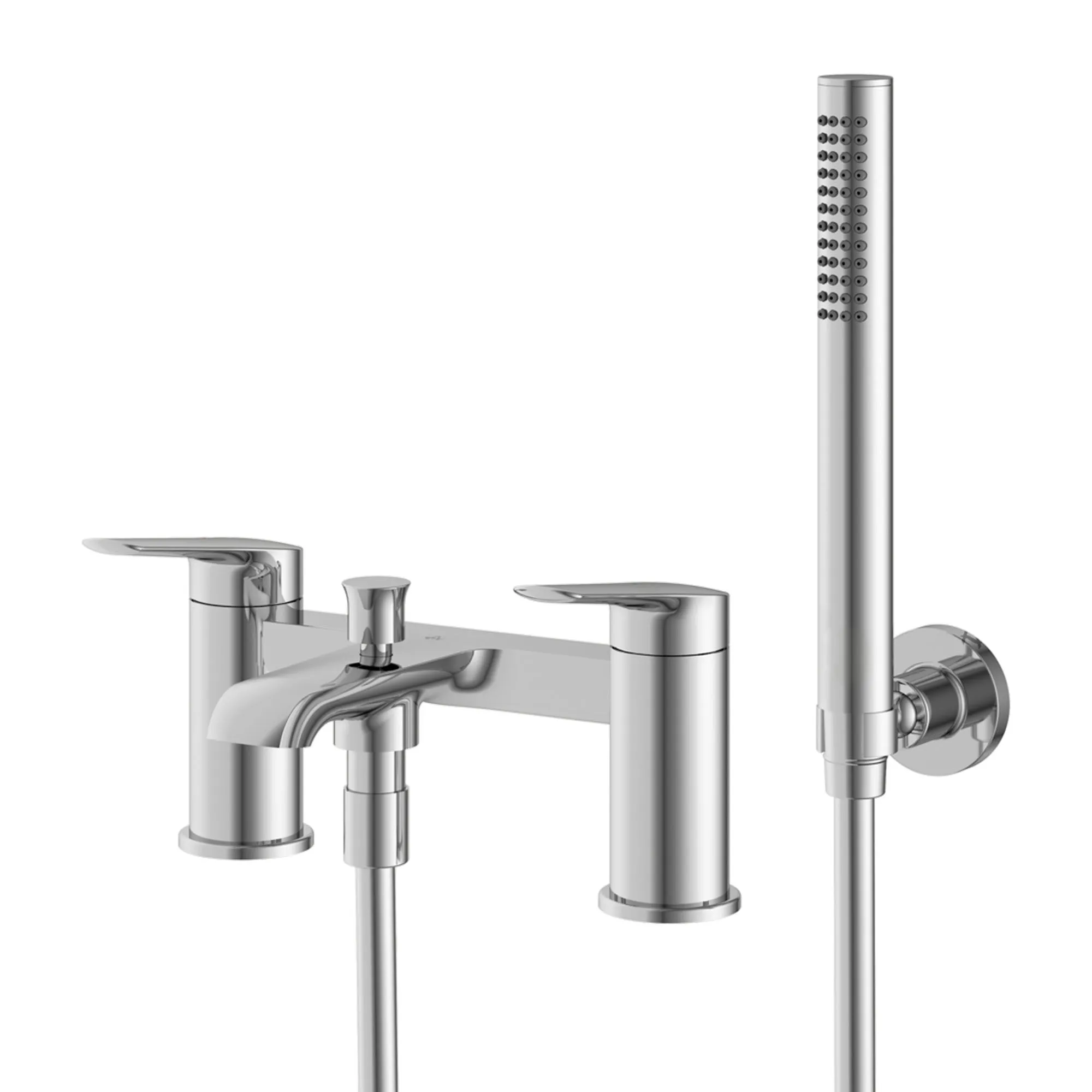 Lucca Deck Mounted Bath Shower Mixer with Handset