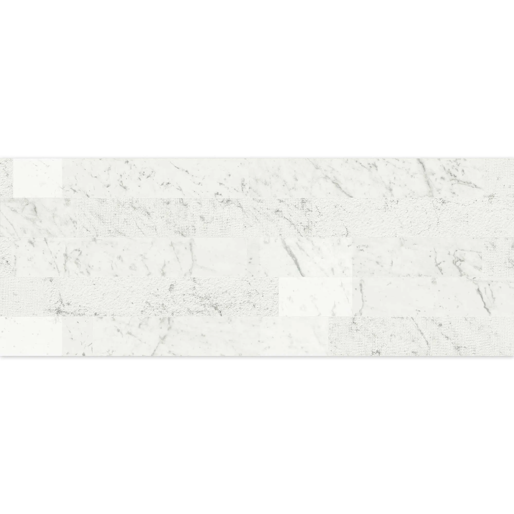 Lux Experience Statuarietto Listello Mix Porcelain Tile Set 20x120cm