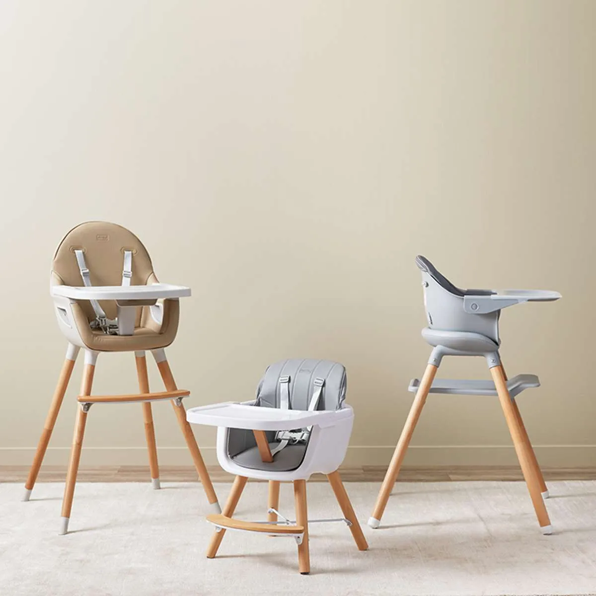 Macey 3-in-1 Highchair - Grey Mocka