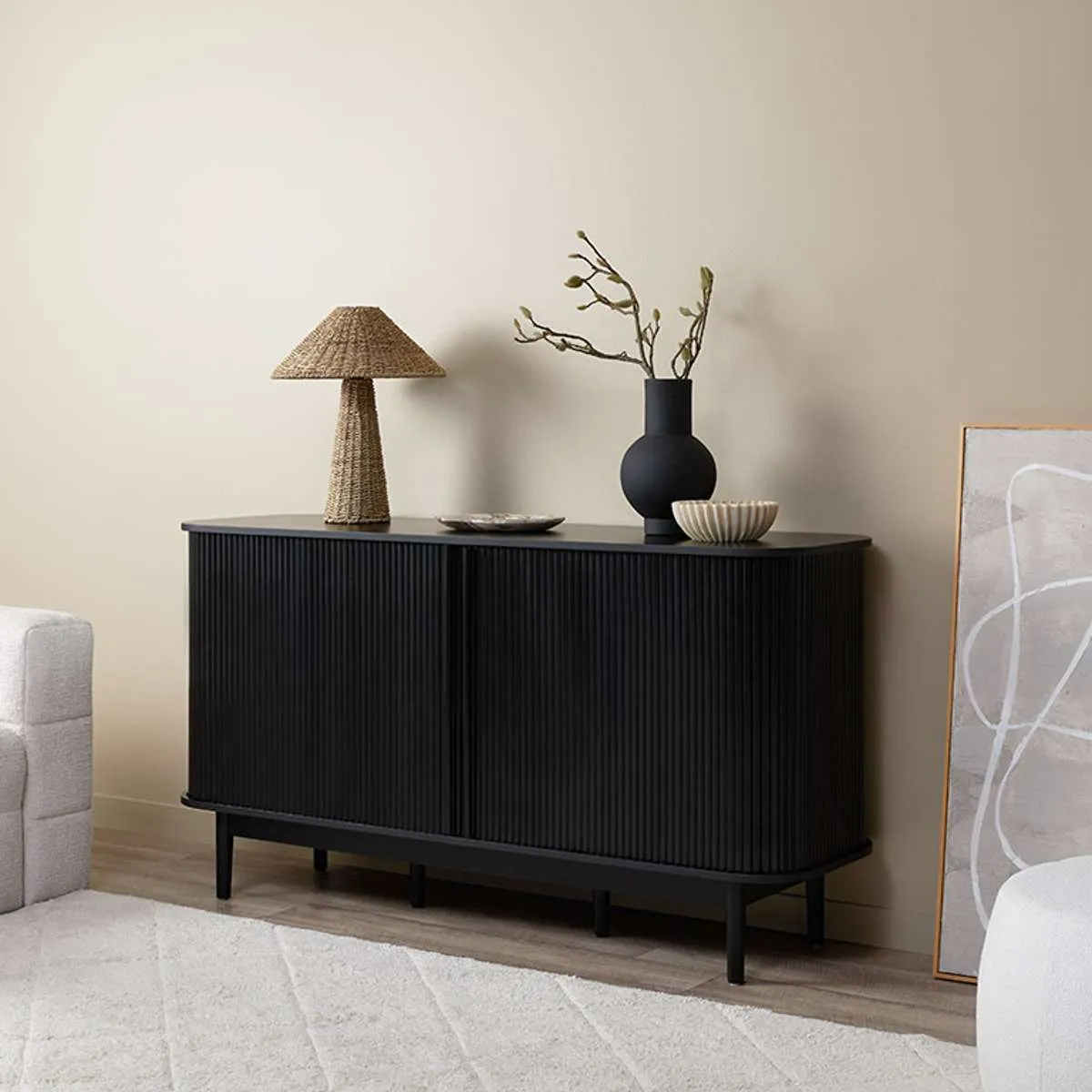 Maeve Buffet - Black Mocka