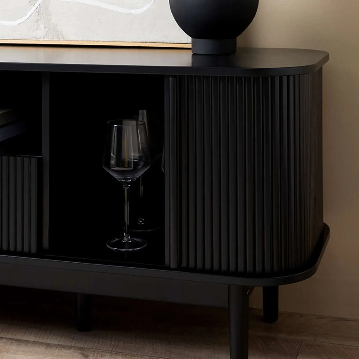 Maeve Entertainment Unit - Black Mocka