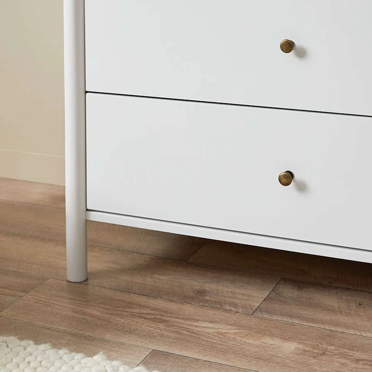 Maisie Scalloped Change Table Mocka