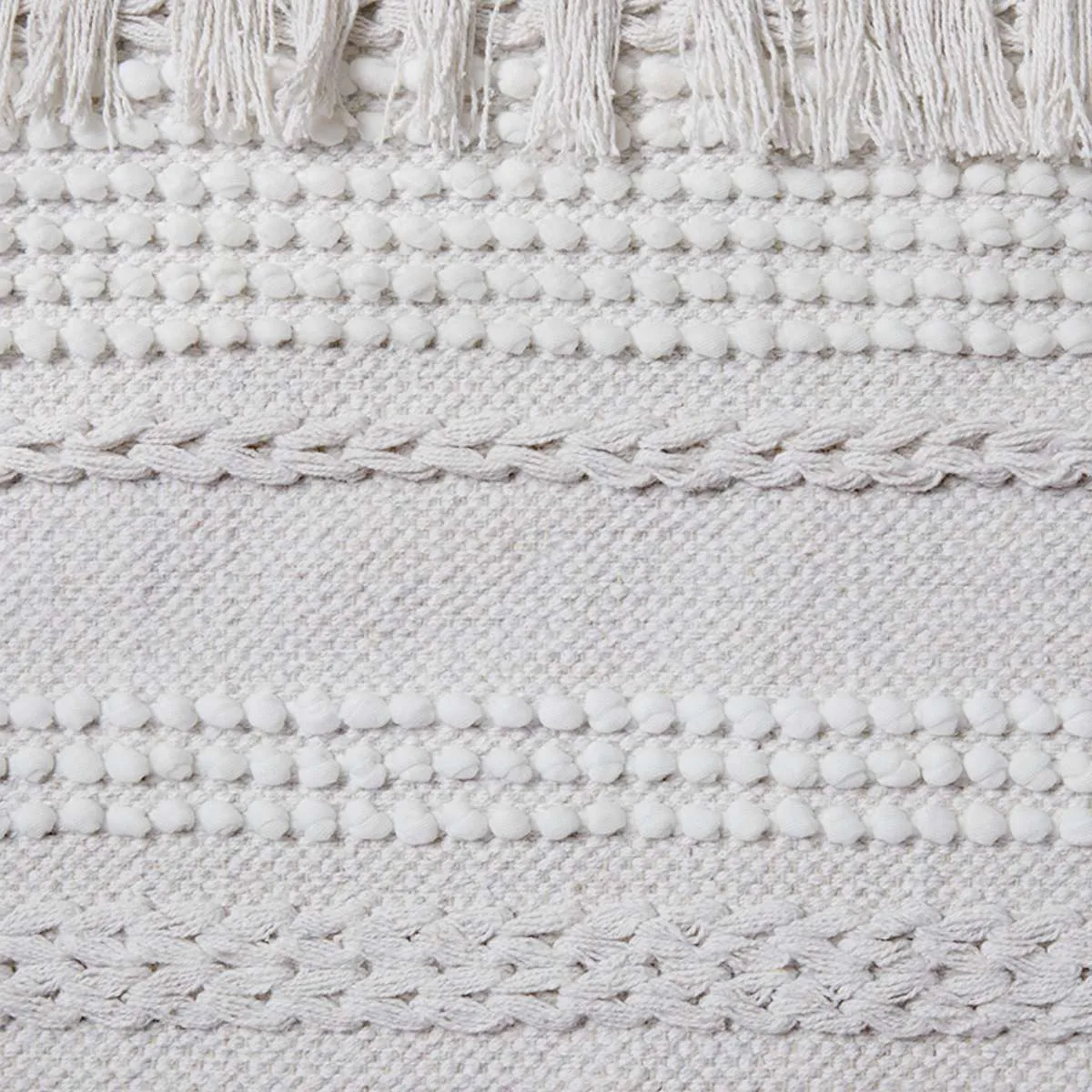 Majorca Cotton Floor Rug - Extra Large Mocka