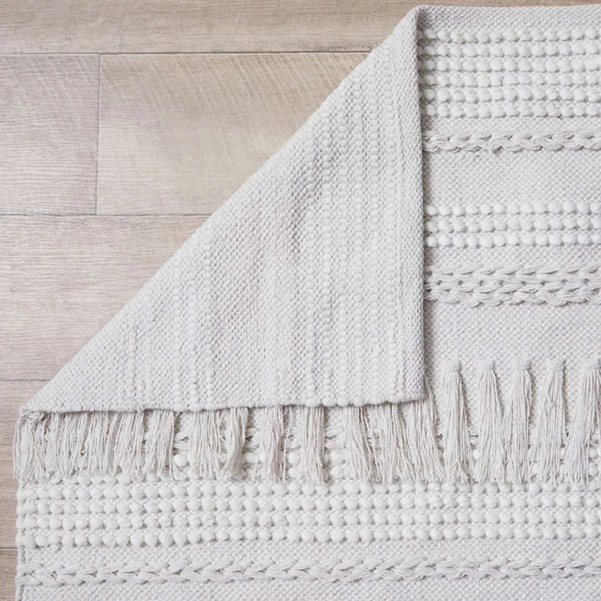 Majorca Cotton Floor Rug - Extra Large Mocka