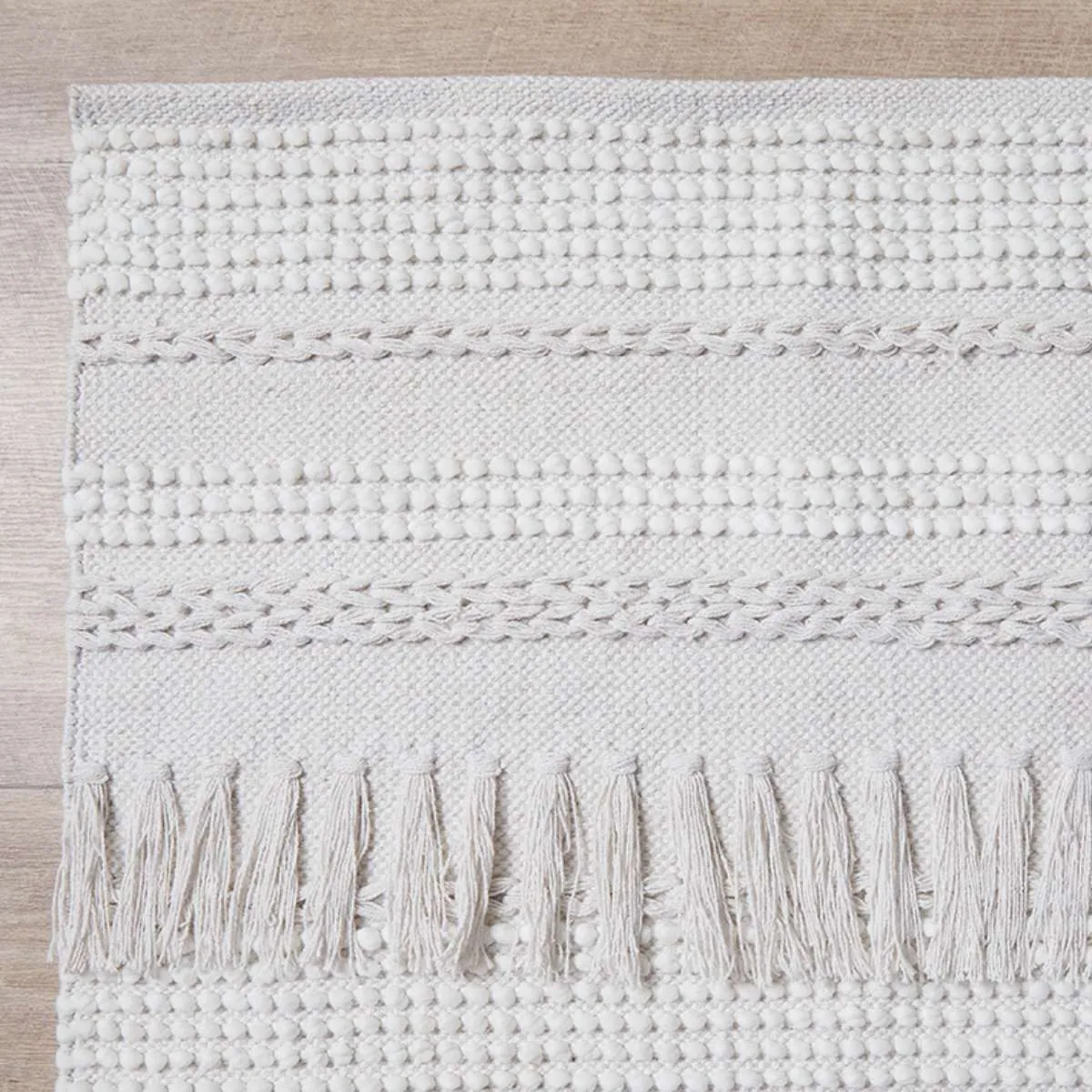 Majorca Cotton Floor Rug - Extra Large Mocka