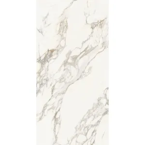 Marble Experience Calacatta Gold Marble Effect Porcelain Tile 60x120cm Polished