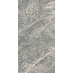 Marble Experience Orobico Grey Marble Effect Porcelain Tile 60x120cm Polished