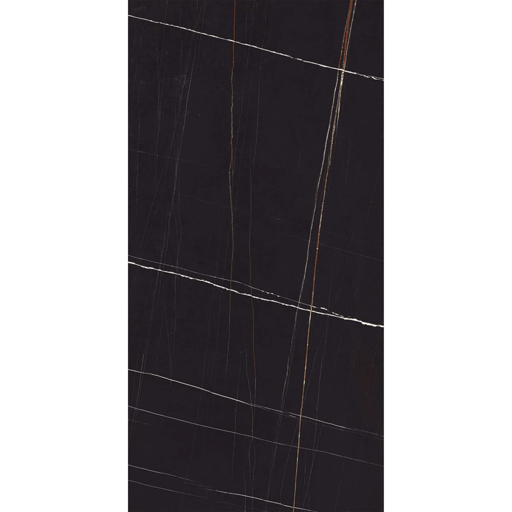 Marble Experience Sahara Noir Marble Effect Porcelain Tile 60x120cm Matt