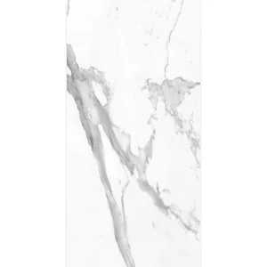 Marble Experience Statuario Lux Marble Effect Porcelain Tile 60x120cm Matt