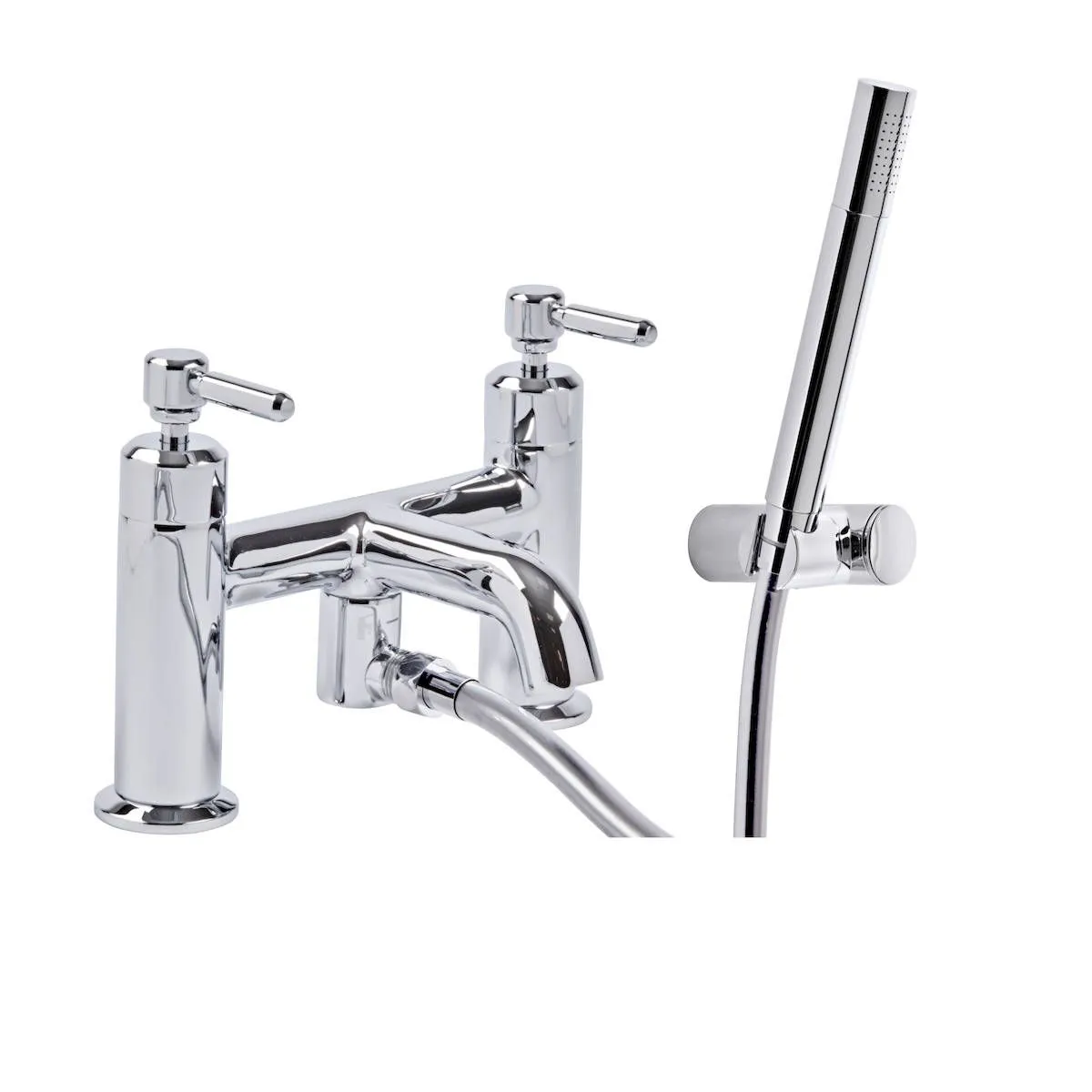 Marston Bath Shower Mixer With Pencil Shower Handset Chrome