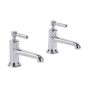 Marston Hot and Cold Basin Taps Chrome
