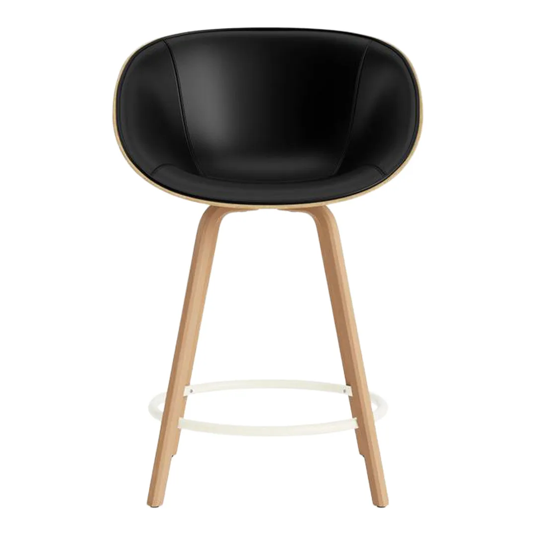 Mat Counter Chair w/ Arms - Front Upholstered