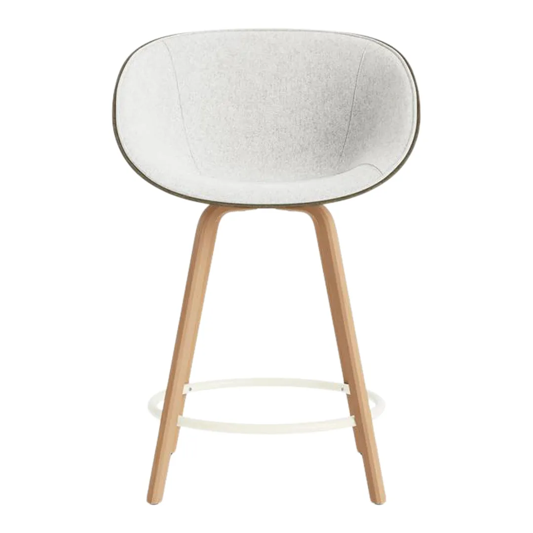 Mat Counter Chair w/ Arms - Front Upholstered