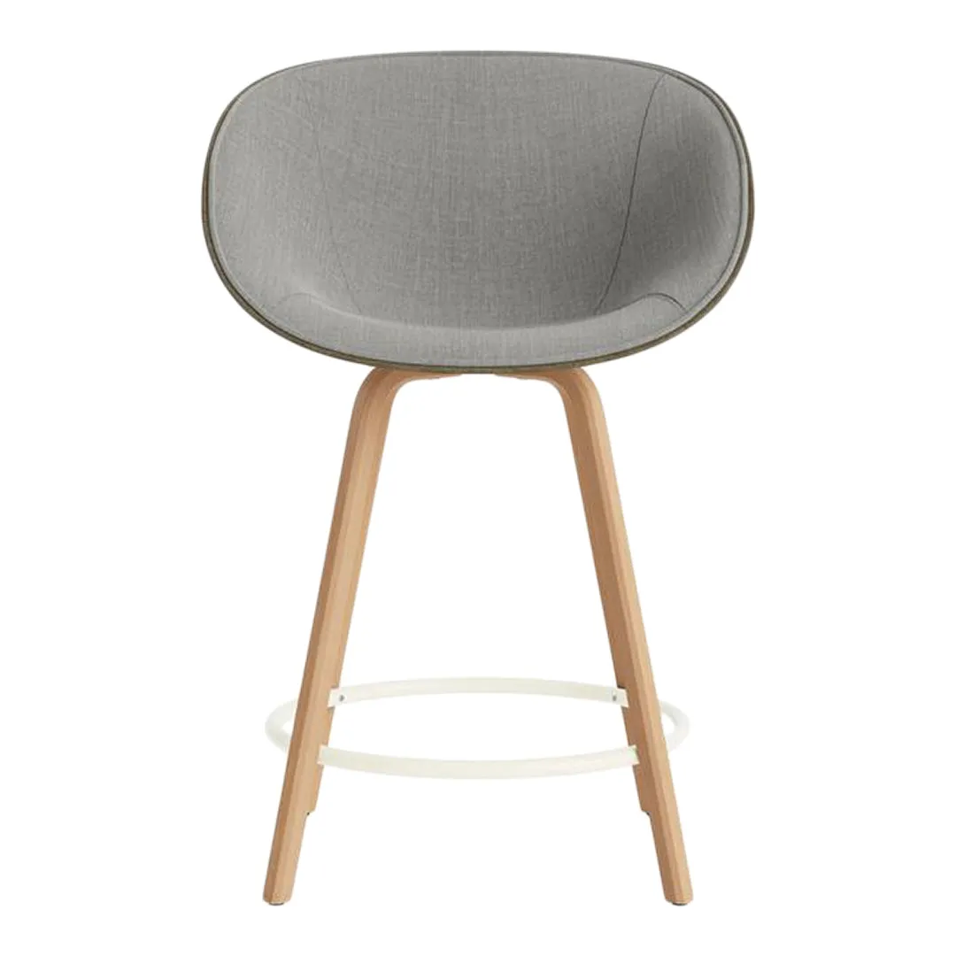 Mat Counter Chair w/ Arms - Front Upholstered