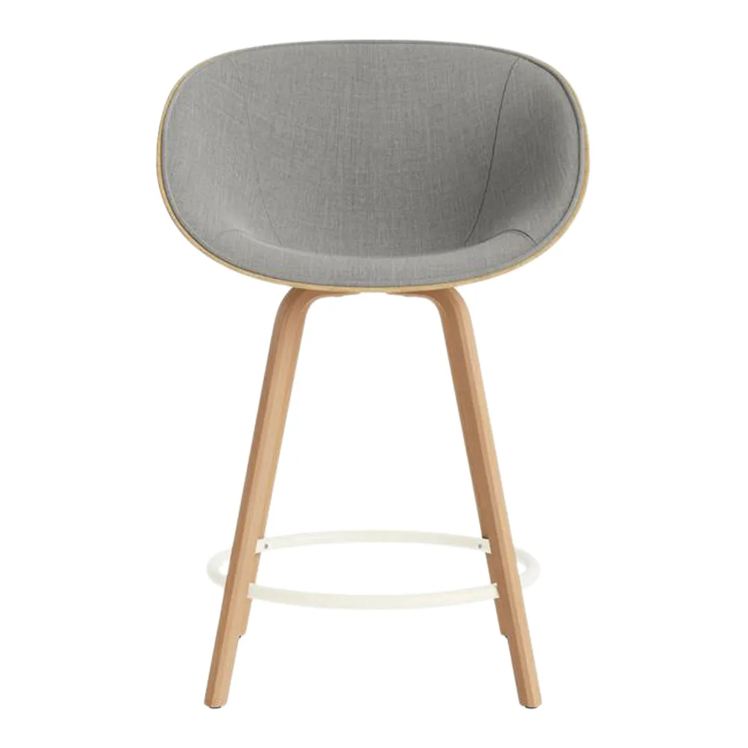 Mat Counter Chair w/ Arms - Front Upholstered