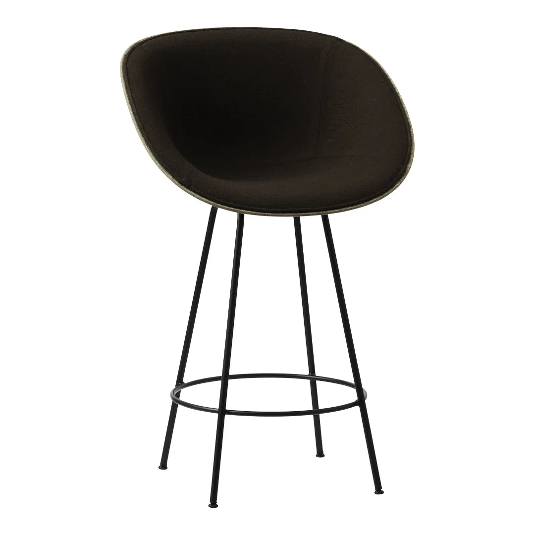 Mat Counter Chair w/ Arms - Front Upholstered
