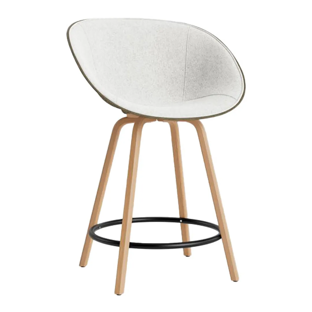 Mat Counter Chair w/ Arms - Front Upholstered
