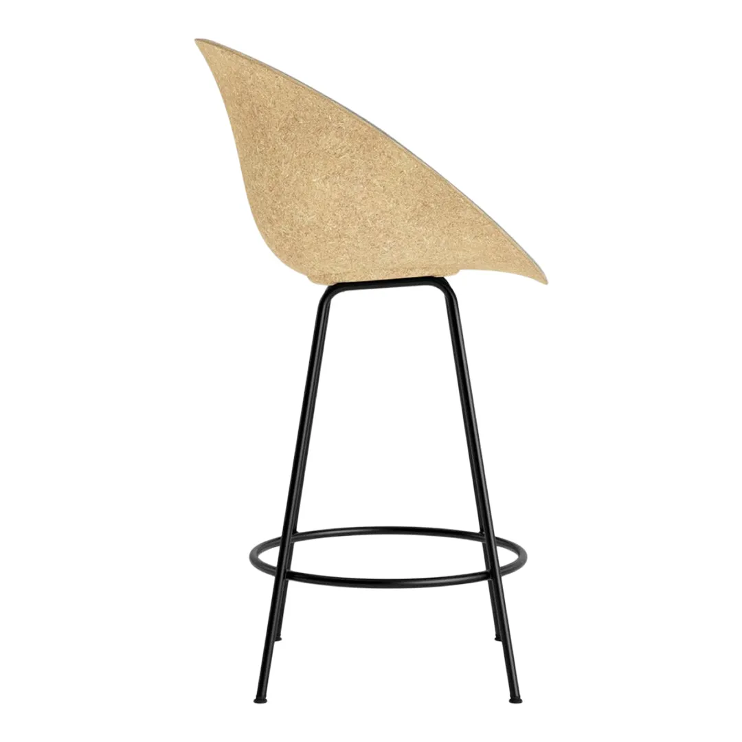 Mat Counter Chair w/ Arms - Front Upholstered