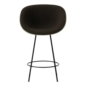 Mat Counter Chair w/ Arms - Front Upholstered