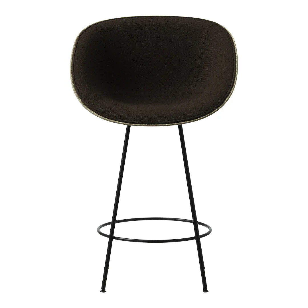Mat Counter Chair w/ Arms - Front Upholstered