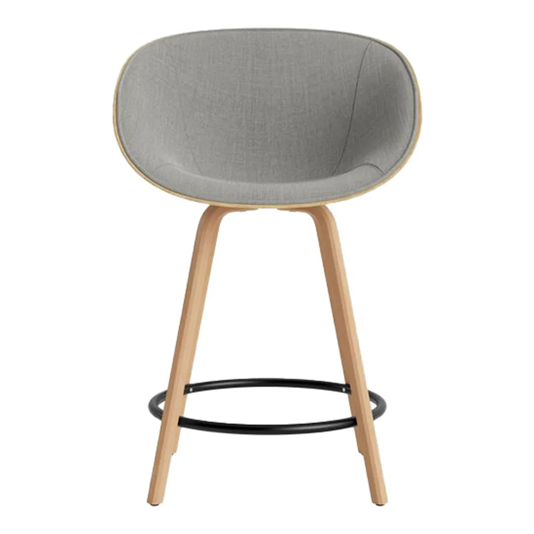 Mat Counter Chair w/ Arms - Front Upholstered