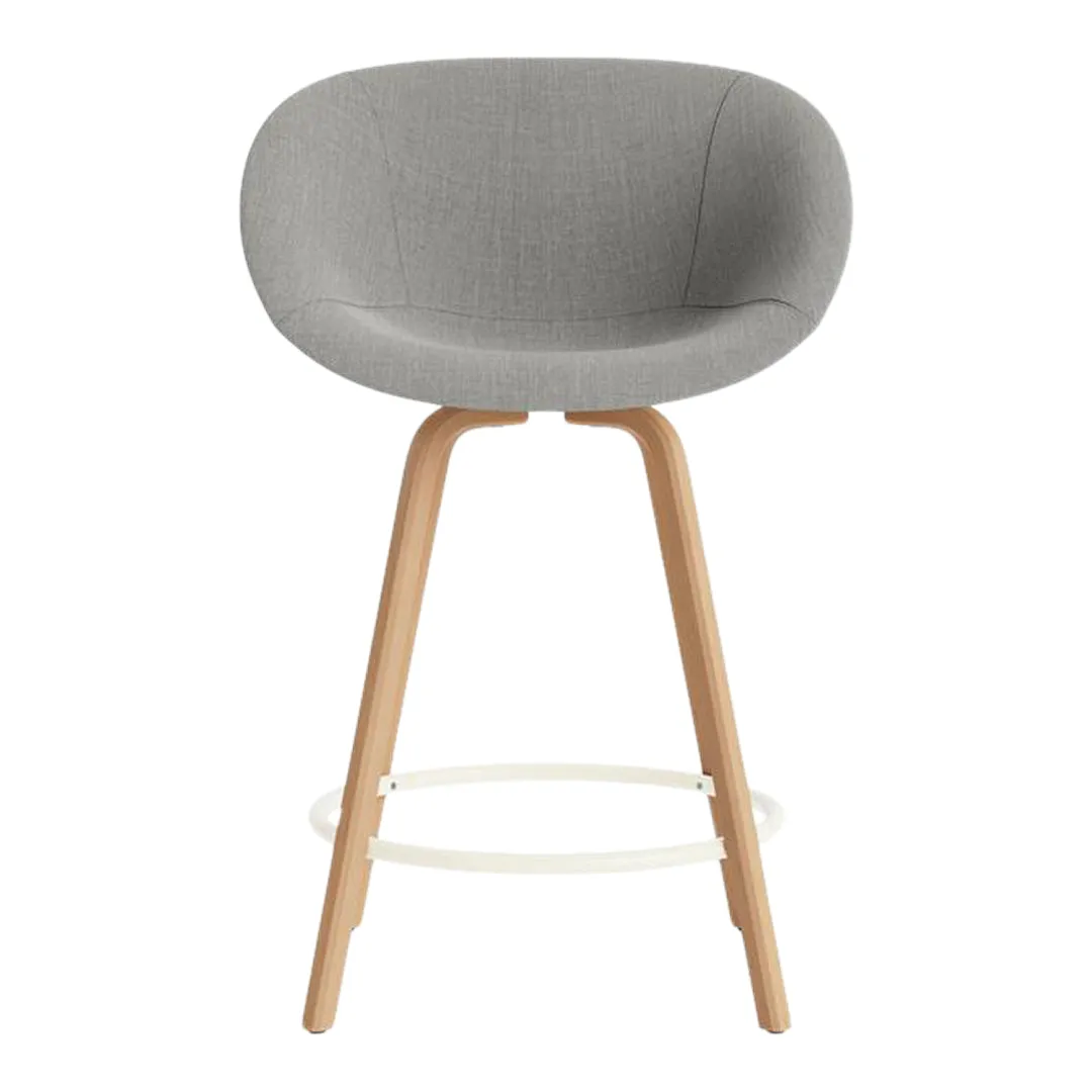 Mat Counter Chair w/ Arms - Fully Upholstered