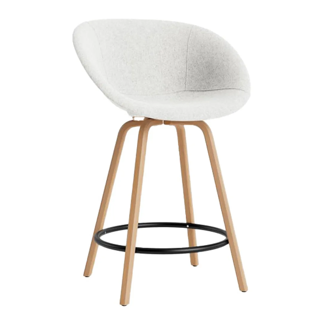 Mat Counter Chair w/ Arms - Fully Upholstered