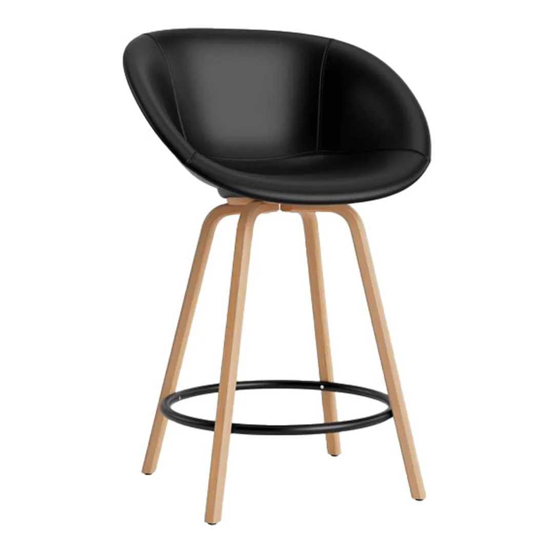 Mat Counter Chair w/ Arms - Fully Upholstered