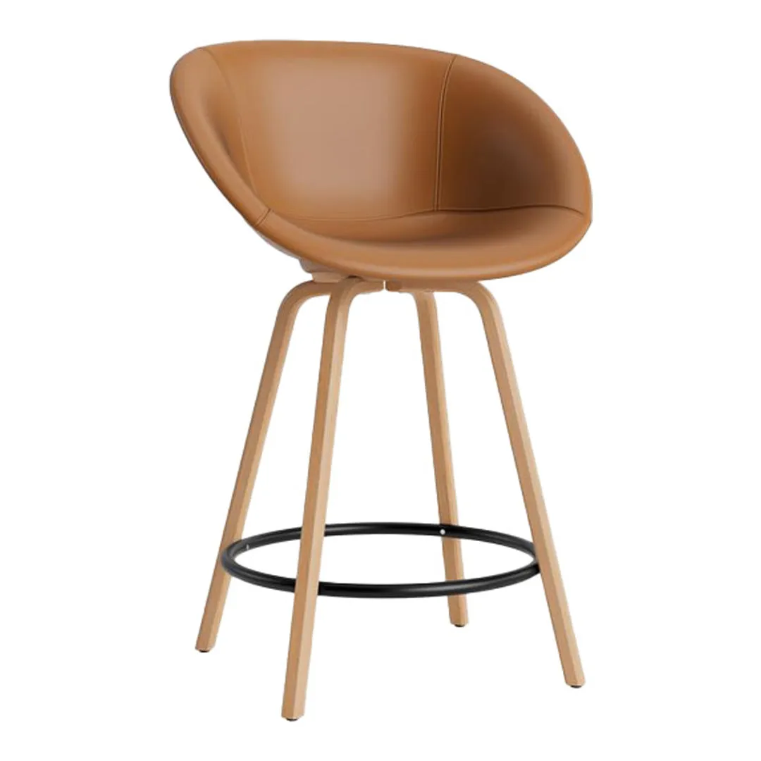 Mat Counter Chair w/ Arms - Fully Upholstered