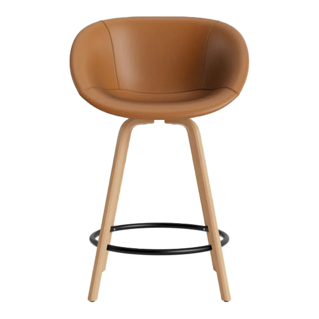 Mat Counter Chair w/ Arms - Fully Upholstered